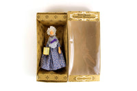 New Vintage 1:12 Dollhouse Williamsburg Grandmother Figurine by Peggy Nisbet