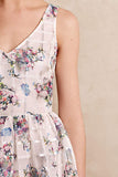 New Anthropologie White Floral Print "Peony Garden Dress" by Maeve, Size 8, Originally $228