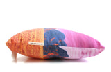 Modcloth "Pep Valley Pillow" Pink & Orange Desert Sunset Scene, 19 x 13