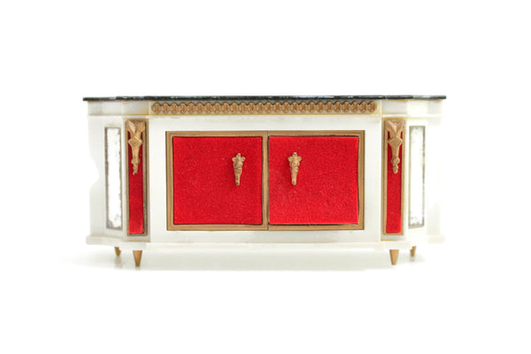 Vintage Petite Princess Dollhouse Miniature Royal Buffet Sideboard