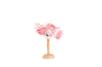 Artisan-Made Vintage Pink 1:12 Miniature Dollhouse Hat