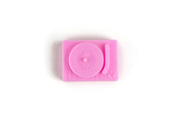 Vintage 1:6 Miniature Dollhouse Pink Plastic Record Player
