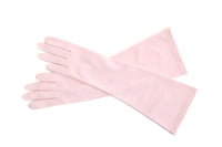 Vintage Pink Ladies' Elbow-Length Formal Dress Gloves, One Size