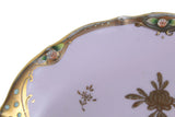Vintage Lenwile Ardalt China Pink & Gold Kidney-Shaped Dish