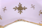 Vintage Lenwile Ardalt China Pink & Gold Kidney-Shaped Dish