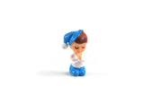 Vintage 1:12 Miniature Dollhouse Plastic Praying Boy Doll Figurine