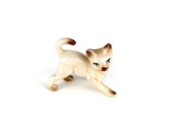 Vintage 1:12 Miniature Dollhouse Pet Siamese Cat Figurine