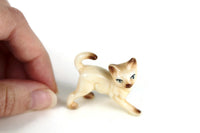 Vintage 1:12 Miniature Dollhouse Pet Siamese Cat Figurine