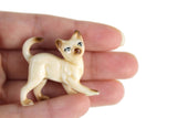 Vintage 1:12 Miniature Dollhouse Pet Siamese Cat Figurine