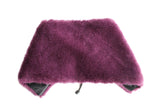 Vintage Purple Faux Fur Collar Scarf