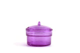 Vintage 1:6 Miniature Dollhouse 14 Piece Purple Plastic Dish & Cookware Set