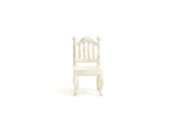 Vintage Quarter Scale 1:48 Miniature Dollhouse White Dining Chair