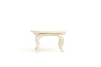 Vintage Quarter Scale 1:48 Miniature Dollhouse White Dining Table