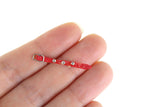 Vintage 1:12 Miniature Dollhouse Red Dog Collar