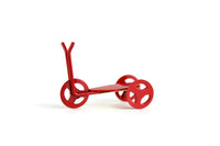 Vintage 1:12 Miniature Dollhouse Red Metal Toy Scooter