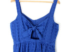 New Timeless London Remmy Anglais Dark Blue Eyelet Dress, Size M, US 8 / UK 12, Originally $84