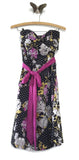 New Anthropologie Black Floral "Repartee Sweetheart Dress" by Porridge, Size 6, Originally $148