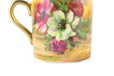 Vintage Royal Winton China Peach, Orange & Pink Floral Demitasse Teacup