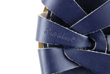 Modcloth "Outer Bank On It Sandal" by Salt Water Sandals in Navy, Women's Size 9 US (Size 7 UK)