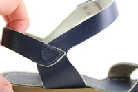 Modcloth "Outer Bank On It Sandal" by Salt Water Sandals in Navy, Women's Size 9 US (Size 7 UK)