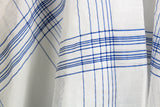 New Anthropologie Blue & White Plaid "Seapane Dress" by Moulinette Soeurs, Size 4, Originally $188
