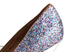New Modcloth "Sensational Celebration Heel" Silver Glitter Mary Janes by Chinese Laundry, Size 8.5, Originally $65