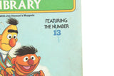 Vintage Sesame Street Library Book Volume 13 Featuring the Number 13