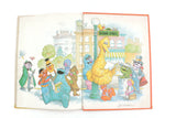 Vintage Sesame Street Library Book Volume 1 Featuring the Letters A & B and the Number 1