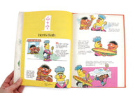 Vintage Sesame Street Library Book Volume 1 Featuring the Letters A & B and the Number 1