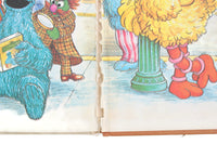 Vintage Sesame Street Library Book Volume 3 Featuring the Letters E & F and the Number 3