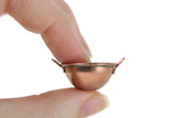 Set of 3 Vintage 1:12 Miniature Dollhouse Copper Nesting Bowls