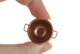 Set of 3 Vintage 1:12 Miniature Dollhouse Copper Nesting Bowls