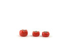 Set of 3 Vintage 1:12 Miniature Dollhouse Plastic Tomatoes