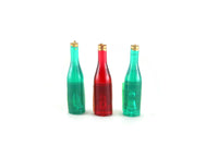 Set of 3 Vintage 1:6 Miniature Dollhouse Wine Bottles