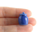 Vintage 1:12 Set of 4 Miniature Dollhouse Fiestaware-Style Porcelain Canisters