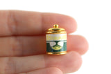 Vintage 1:12 Set of 5 Miniature Dollhouse Brass Canisters