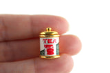 Vintage 1:12 Set of 5 Miniature Dollhouse Brass Canisters