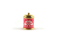 Vintage 1:12 Set of 5 Miniature Dollhouse Brass Canisters