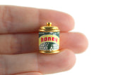 Vintage 1:12 Set of 5 Miniature Dollhouse Brass Canisters