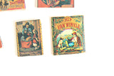 Vintage 1:12 Miniature Dollhouse Set of 5 Children's Storybooks