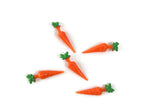 Set of 5 Vintage 1:12 Miniature Dollhouse Plastic Carrots