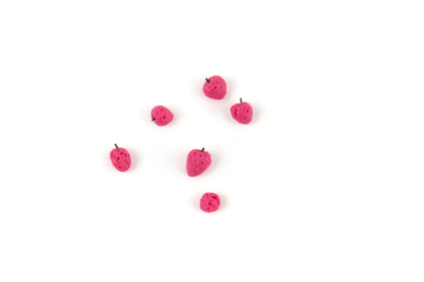 Set of 6 Vintage 1:12 Miniature Dollhouse Raspberries