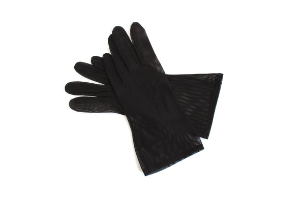 Vintage Sheer Black Ladies' Formal Dress Gloves Vintage Sheer Black Ladies' Formal Dress Gloves