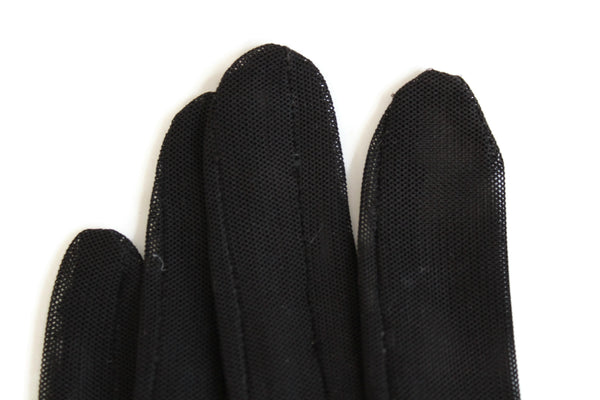 ladies black dress gloves Romance Glove Dress Set - Black