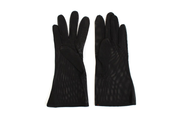 Vintage Sheer Black Ladies' Formal Dress Gloves – The Mustard Dandelion Vintage Sheer Black Ladies' Formal Dress Gloves – The Mustard Dandelion