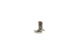 Vintage Silver Cowboy Boot Tie Pin