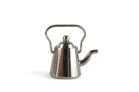 Vintage 1:12 Miniature Dollhouse Silver Tea Kettle