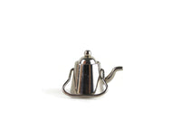 Vintage 1:12 Miniature Dollhouse Silver Tea Kettle