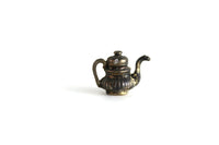 Vintage 1:12 Miniature Dollhouse Silver Teapot