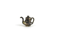 Vintage 1:12 Miniature Dollhouse Silver Teapot